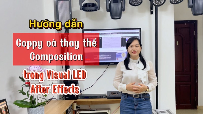 Hướng dẫn Copy thay thế Composition trong  After Effect