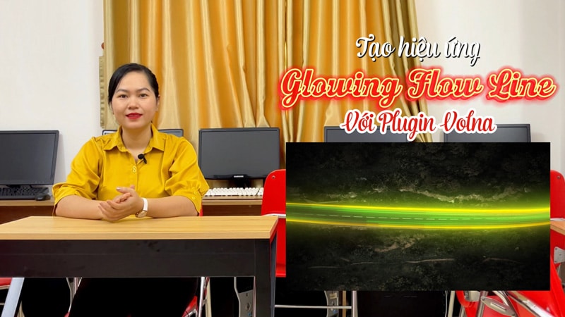 Tạo hiệu ứng Glowing Flow Line With Volna Visual Led After Effects