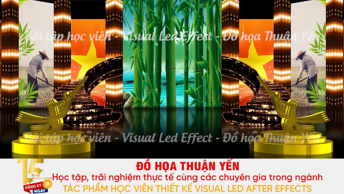 Sản phẩm học viên khóa học thiết kế Visual Led sân khấu, sự kiện