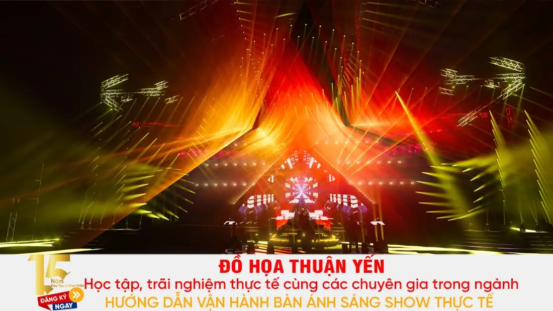 Hướng dẫn vận hành bàn điều khiển ánh sáng sân khấu, sự kiện